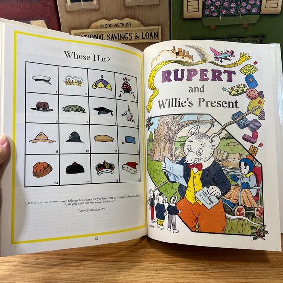 Vintage 1990's Rupert Daily Express Annual 70th Anniversary Hardcover Book - Picture 11 of 15